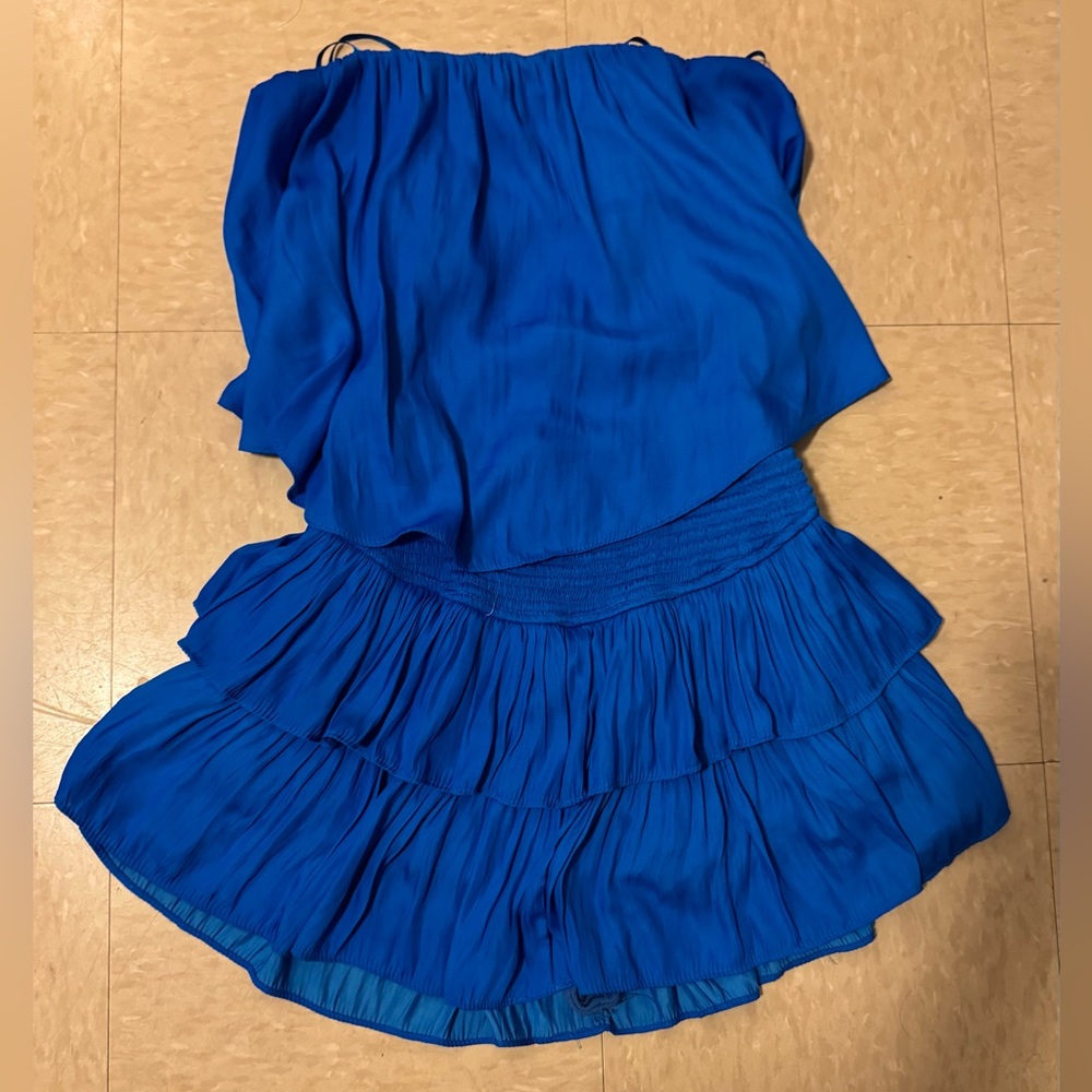 Mustard Seed Blue and Cream Striped Garment